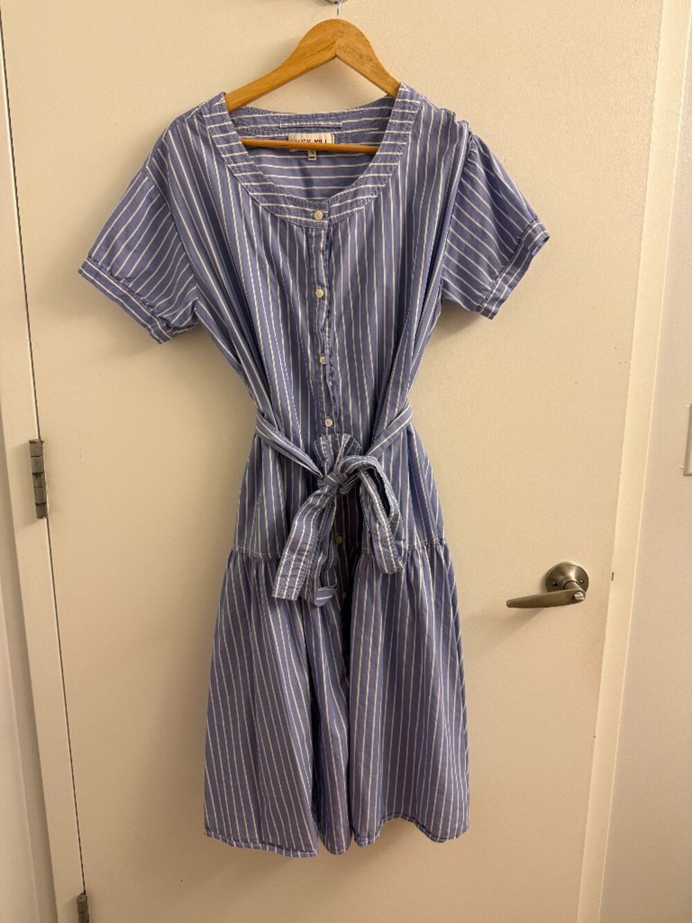 Alex Mill Josie Stripe Dress in Cotton Poplin